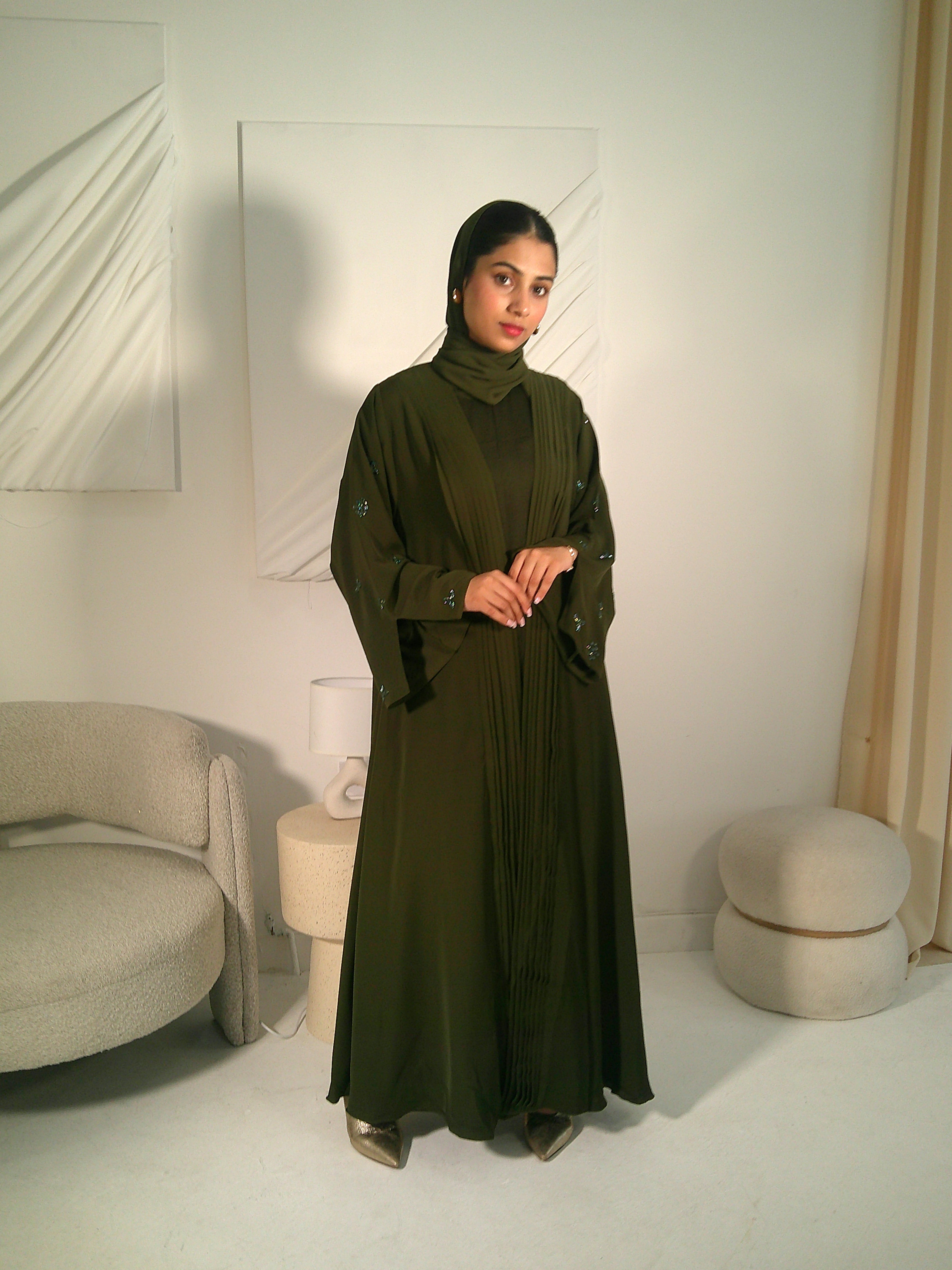 Samira in Olive Green