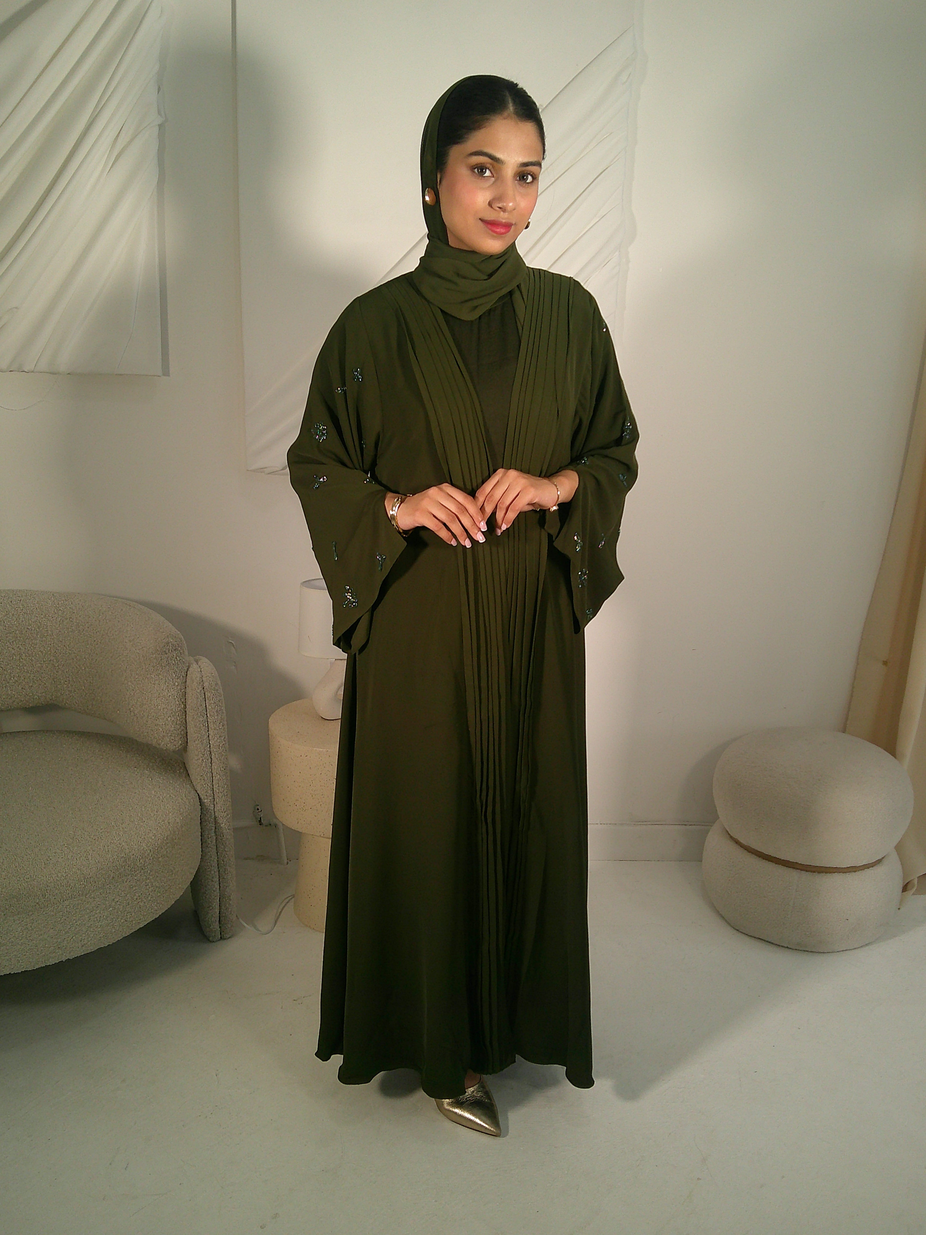 Samira in Olive Green