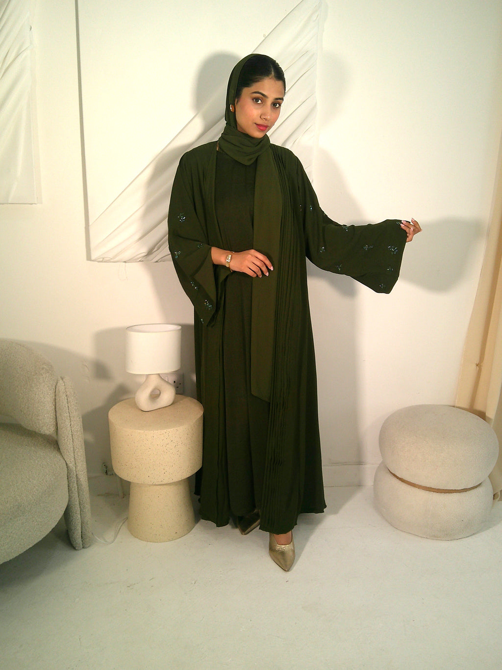 Samira in Olive Green
