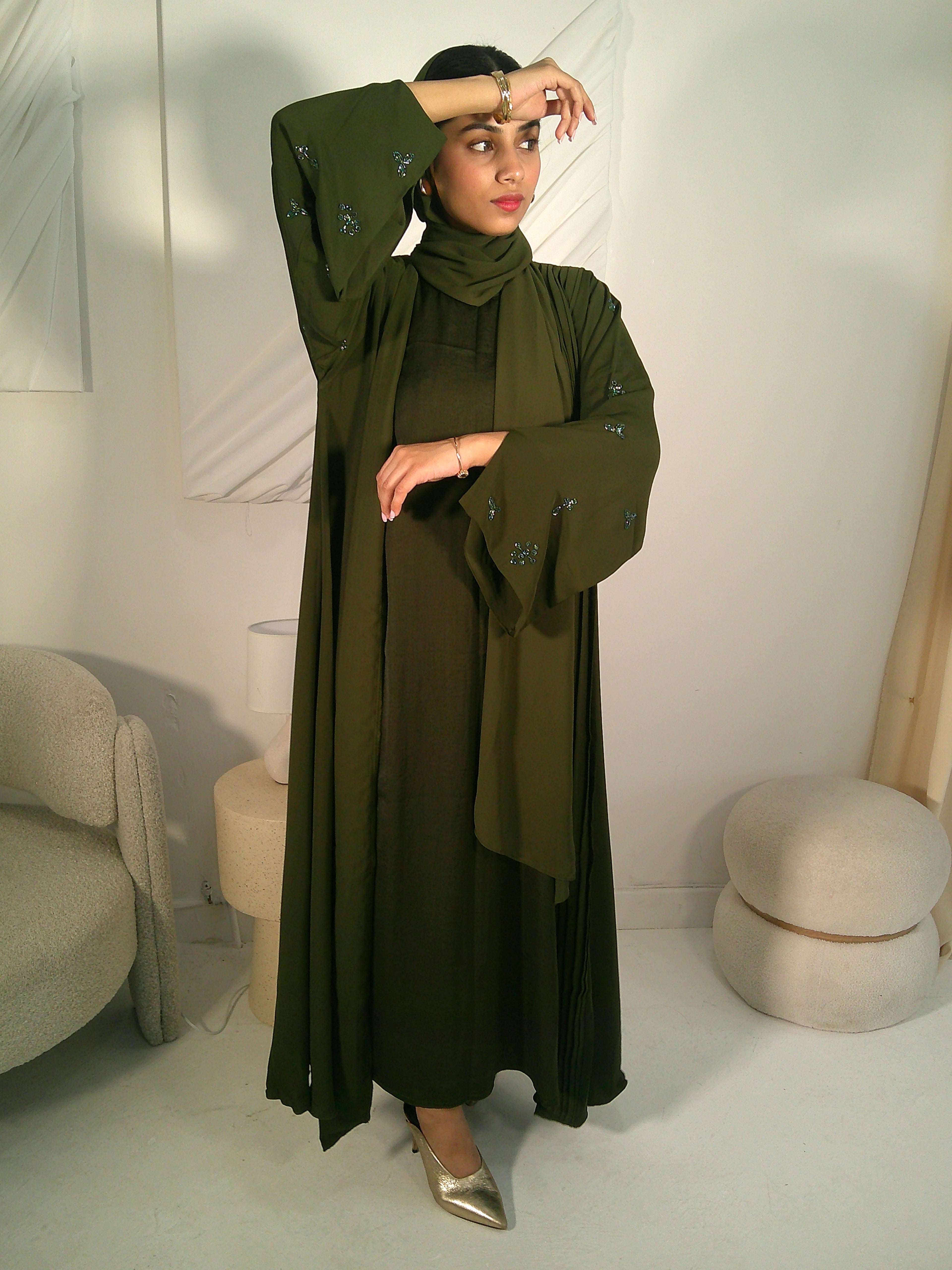 Samira in Olive Green