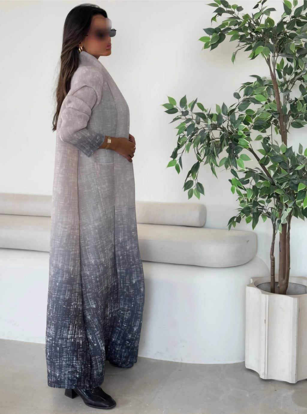 Farah - Ombre Grey Maryam Modesty