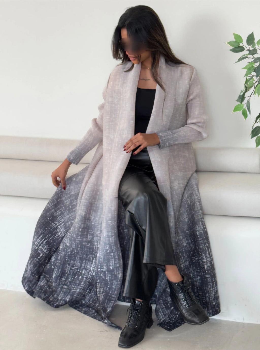 Farah - Ombre Grey Maryam Modesty