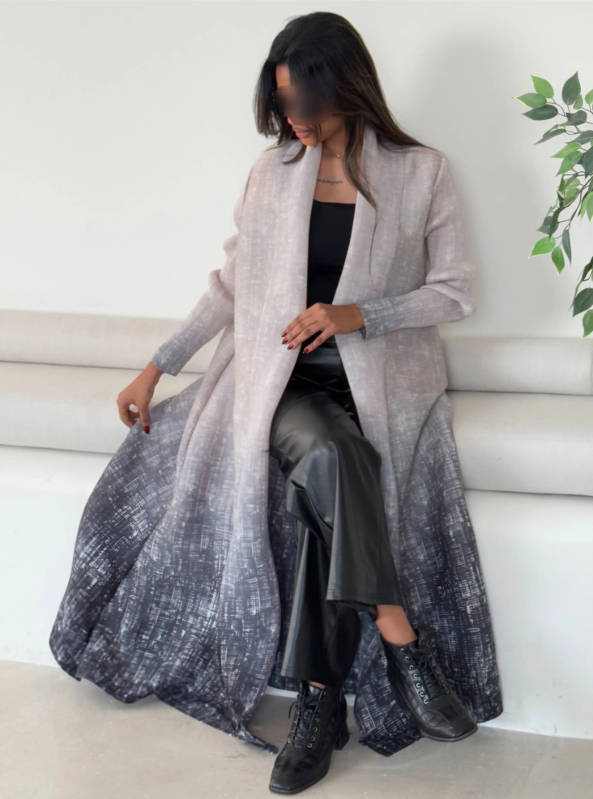 Farah - Ombre Grey Maryam Modesty